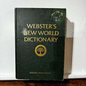 Vintage Webster's New World Dictionary - Modern Desk Edition